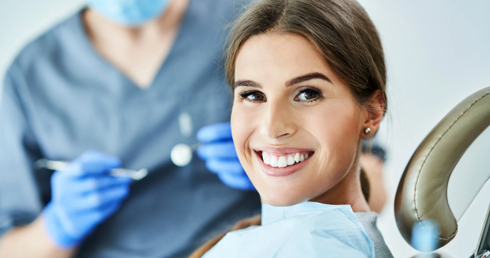 Happy new patient